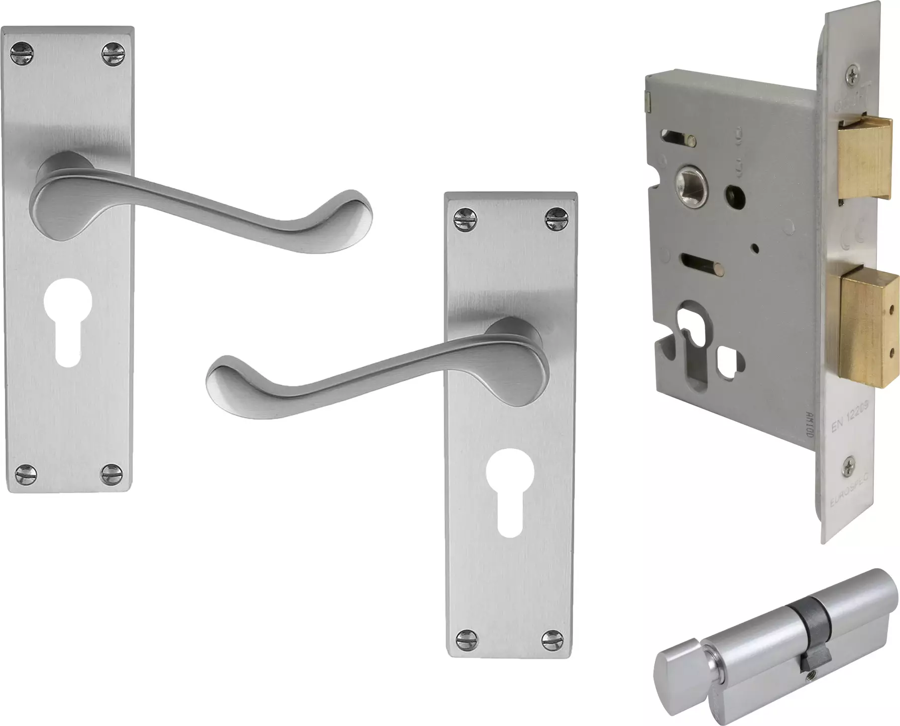 York Lever Longplate - Entrance Set - K/T - PC