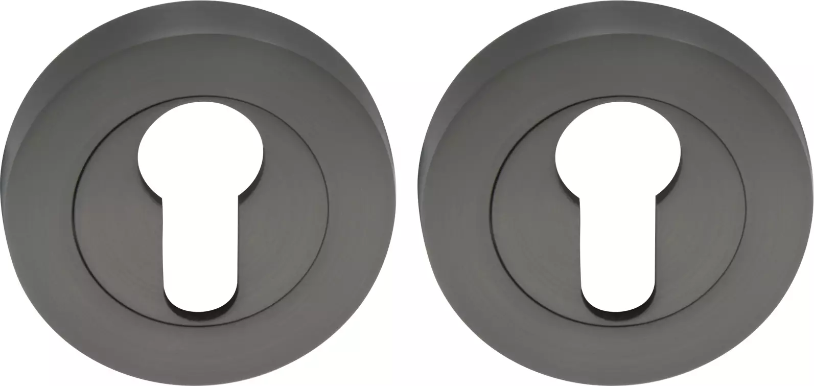 Round Euro Escutcheons - 54mm (Pr)