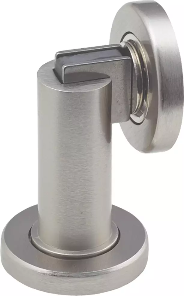 Magnetic Door Holder - Round - BN