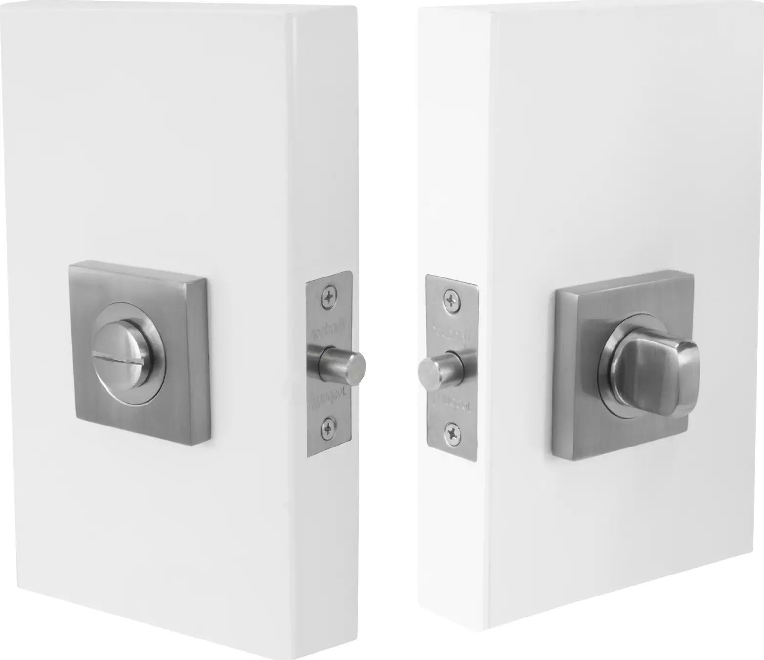 Privacy Set - 54mm sqaure - 60mm B/Set - BN