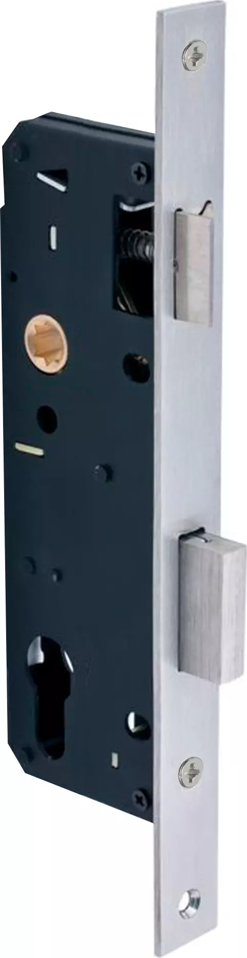 Euro Mortice Lock - 85mm Pitch - 35mm B/Set - SS