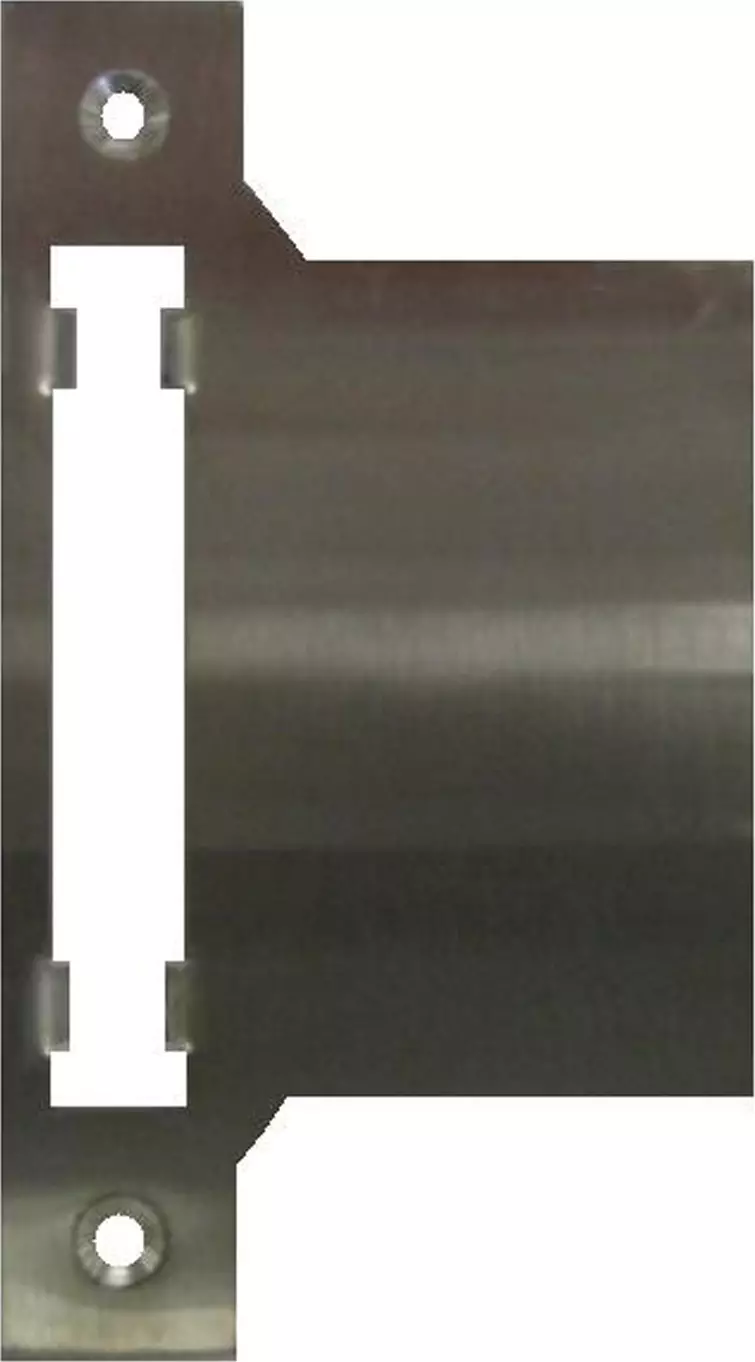 Extended Full Lip Strike for Roller Bolt Lock - SS