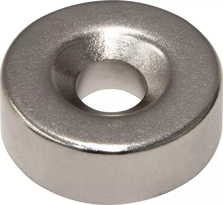 Door Magnet Pr - Double Countersunk - 22 x 8mm