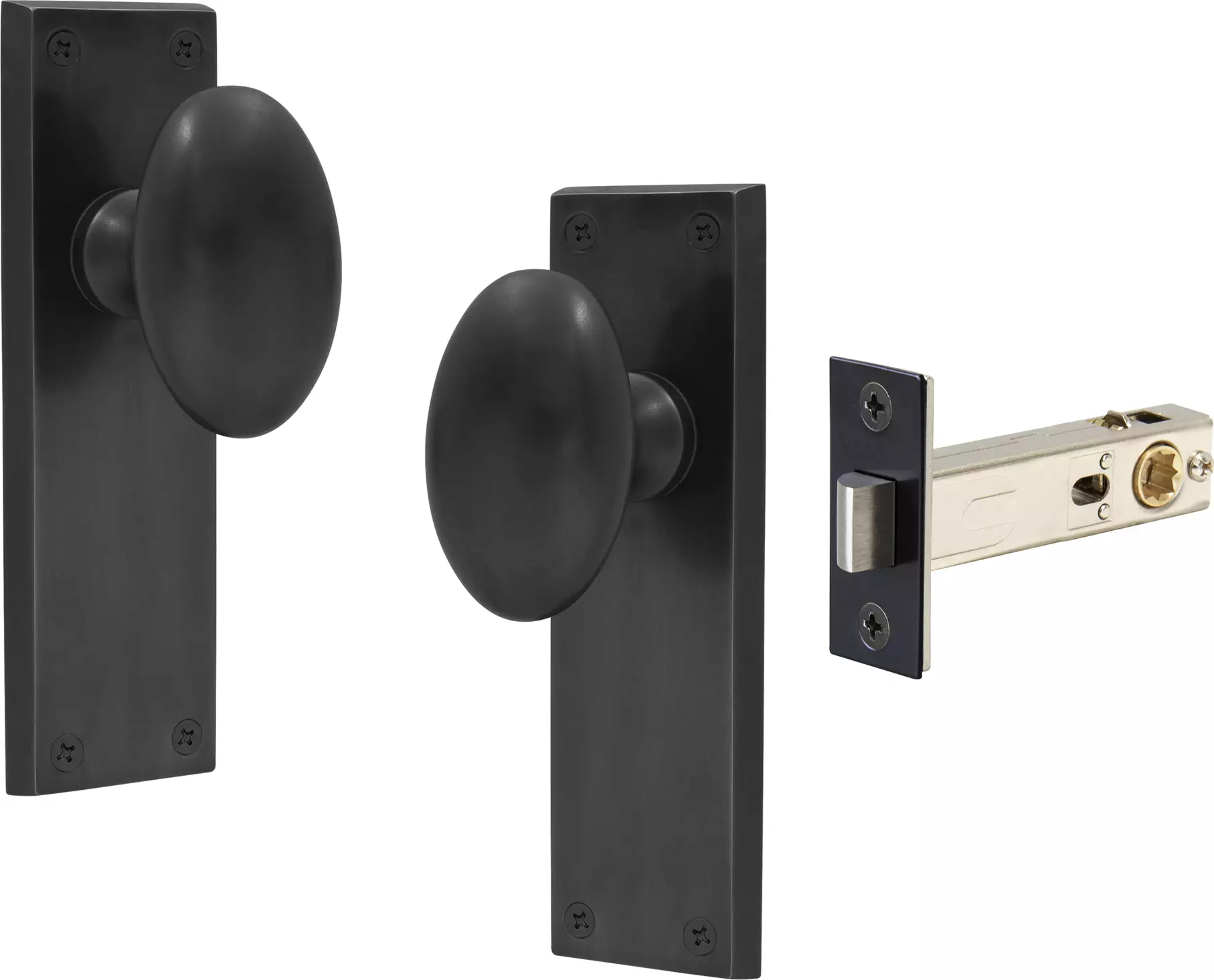 Camden Square Longplate - Passage Set - BLK