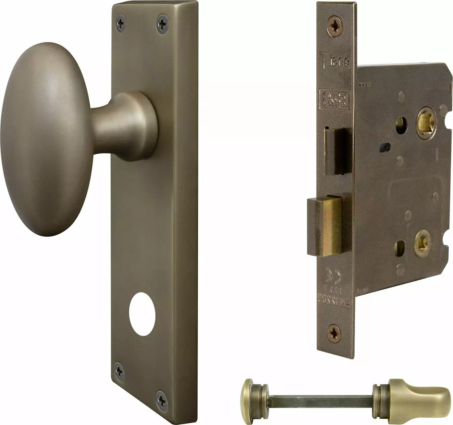 Camden Square Longplate - Privacy Set - RB