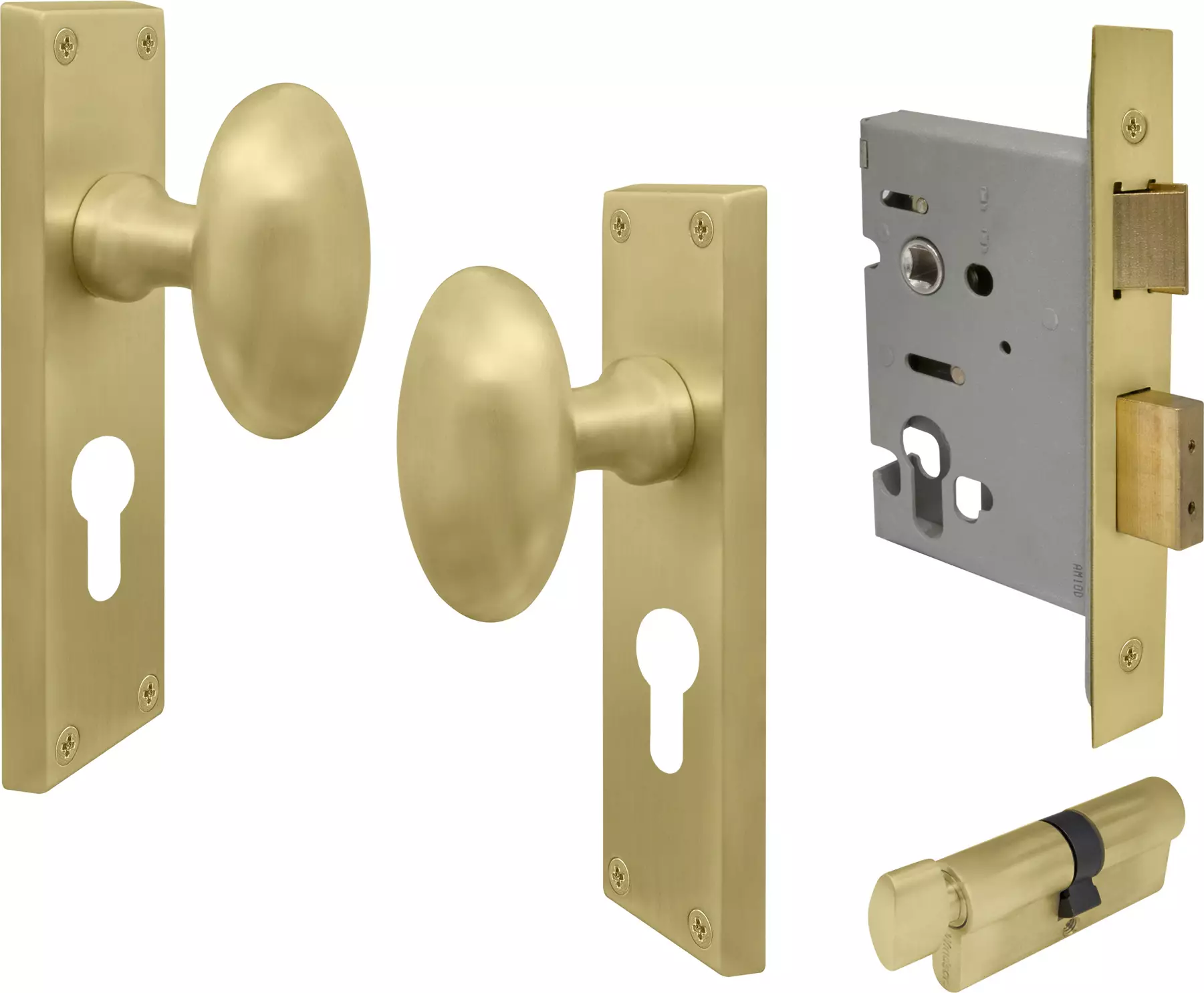 Camden Square Longplate - Entrance Set - K/T - MSB