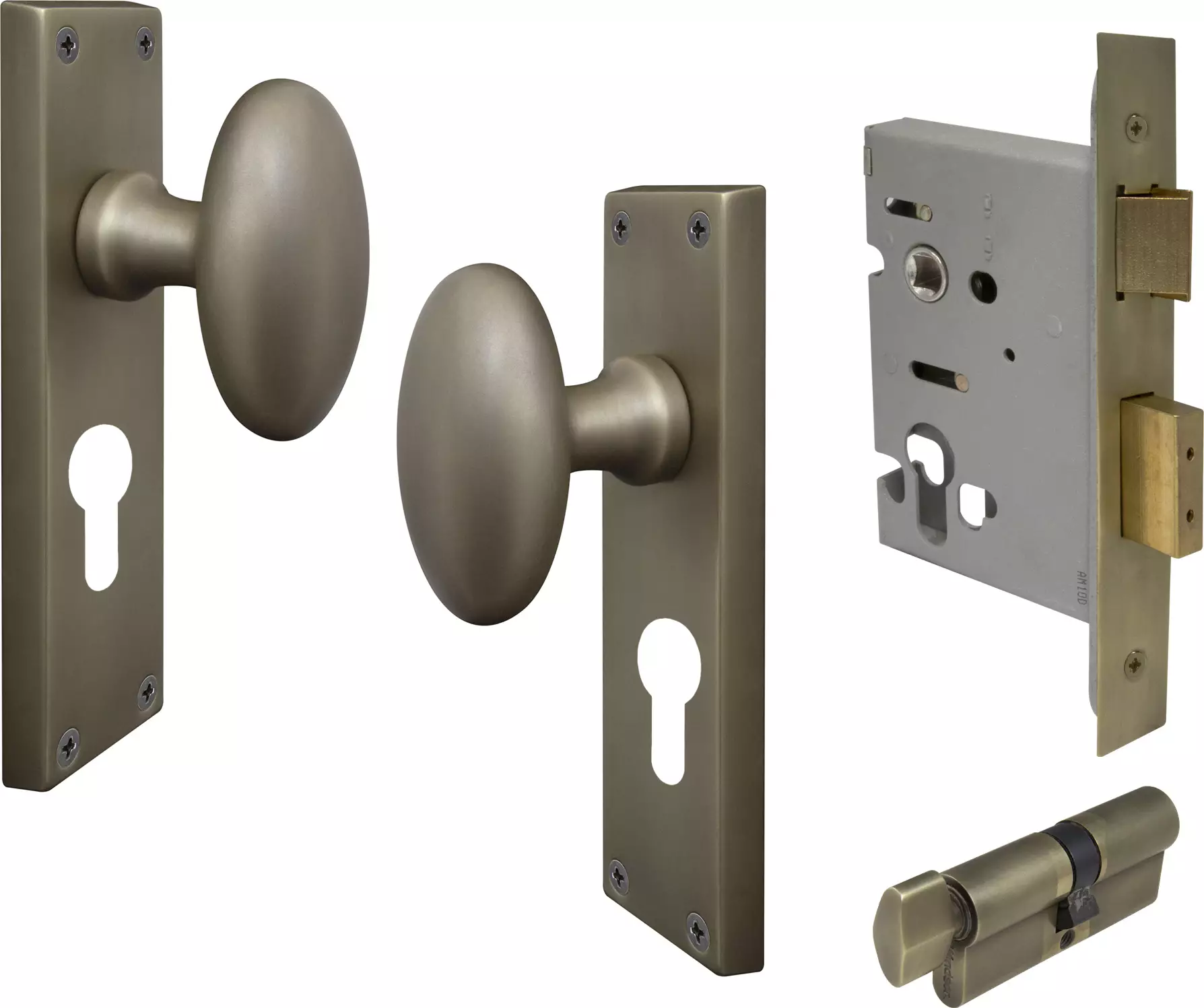 Camden Square Longplate - Entrance Set - K/T - RB