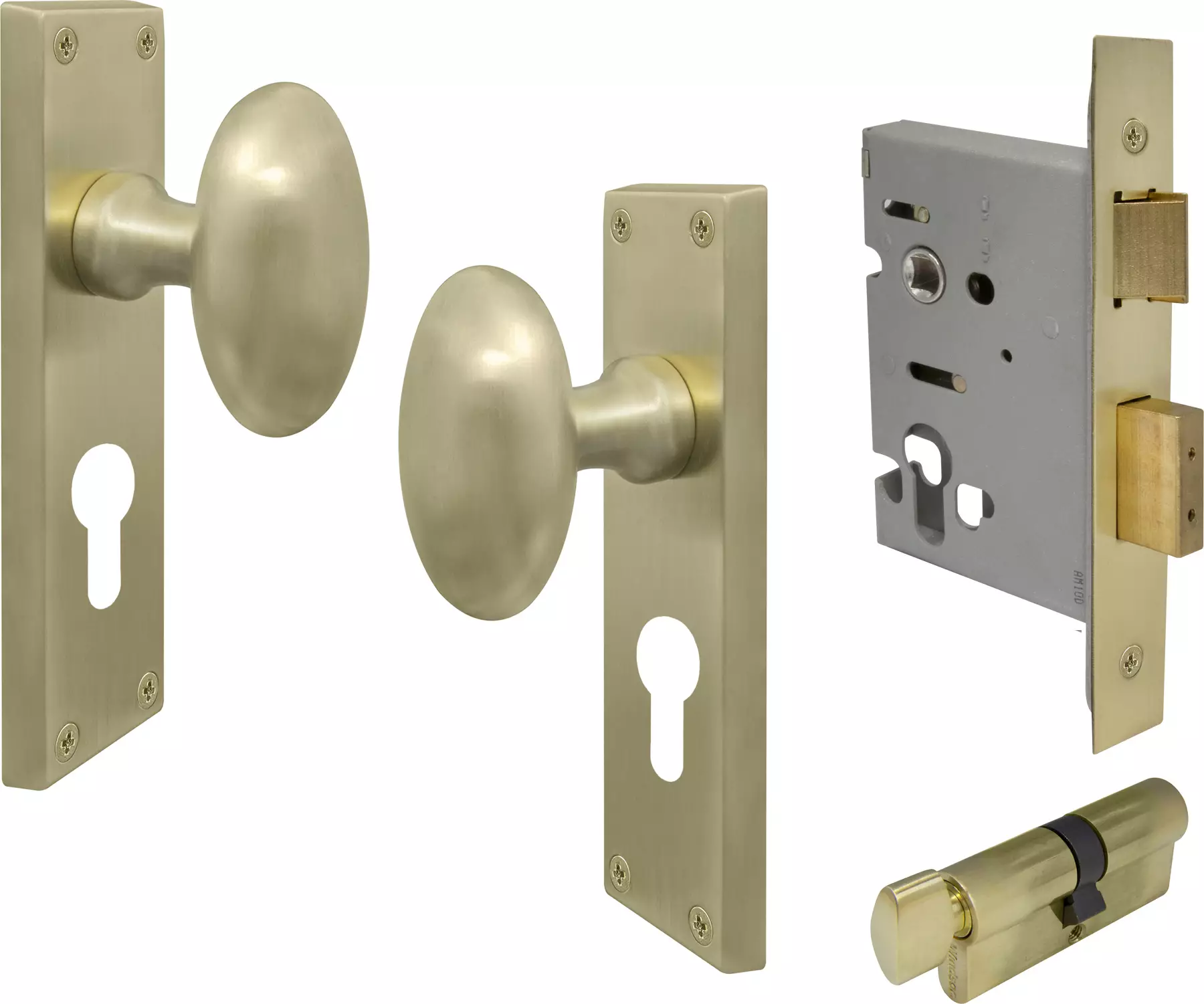 Camden Square Longplate - Entrance Set - K/T - USB