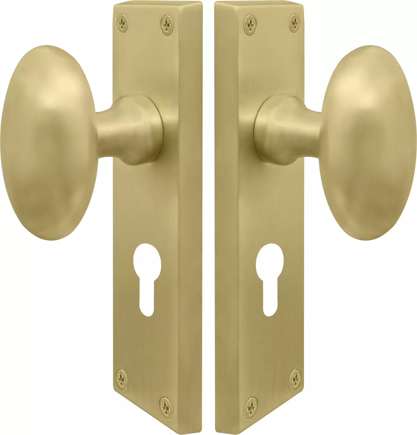 Camden Square Longplate - Euro 48mm Handles - MSB