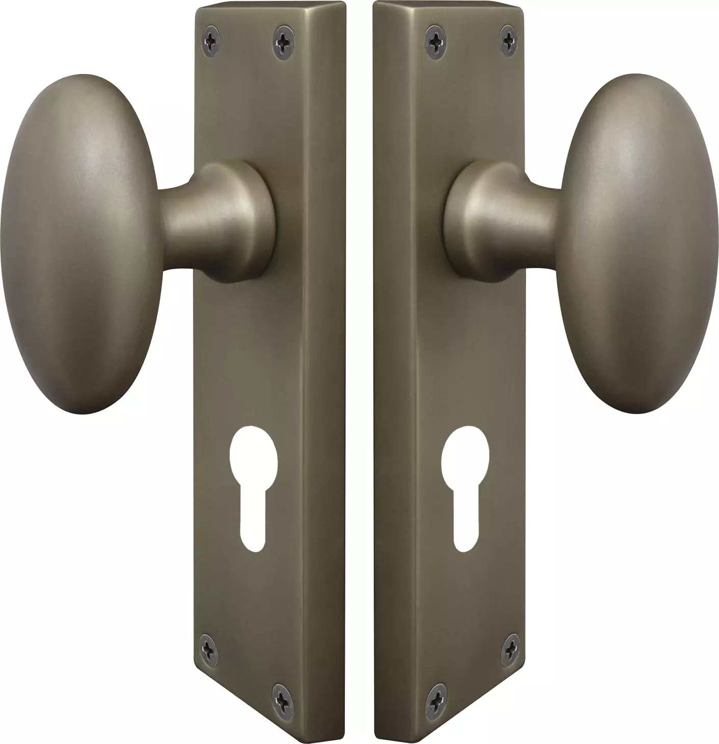 Camden Square Longplate - Euro 48mm Handles - RB