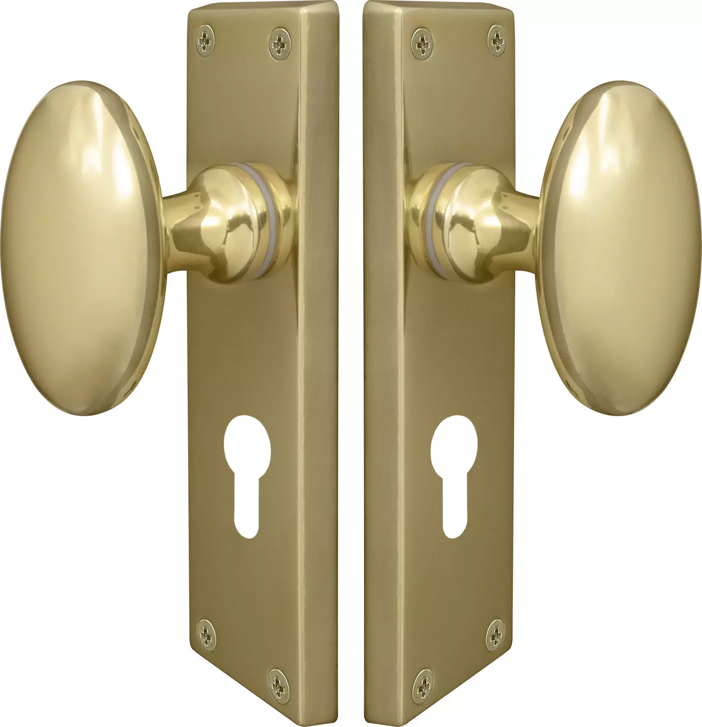 Camden Square Longplate - Euro 48mm Handles - UB