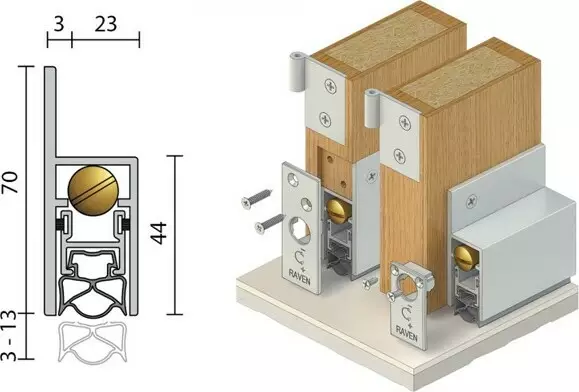 RP38Si Door Bottom Seal Auto CA