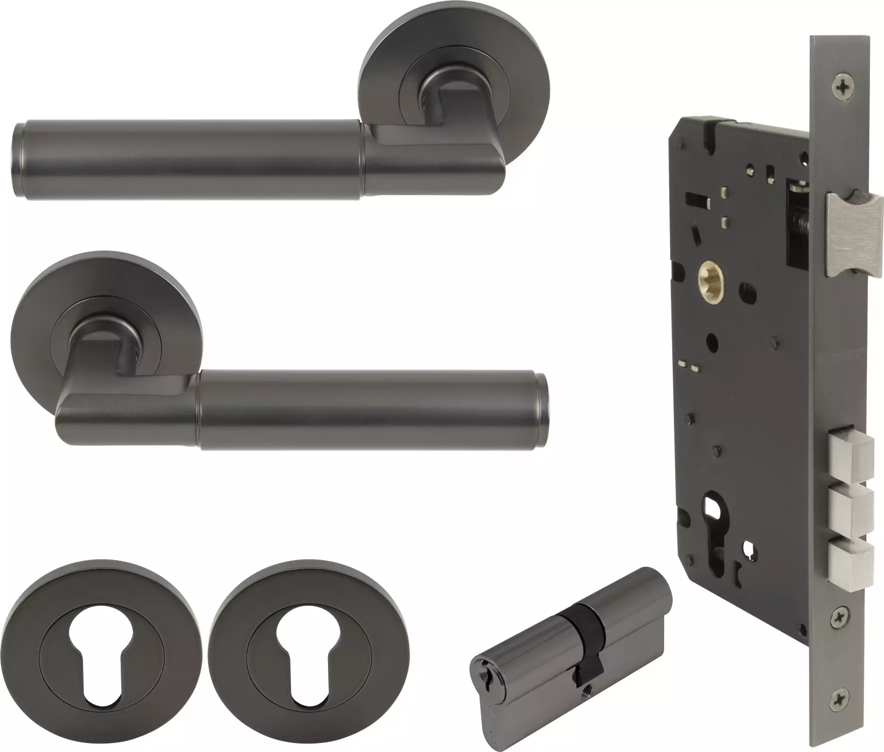 Lumina Round Rose Entrance Set - K/K - Plain - GN