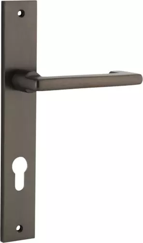 Baltimore Return Lever - Rectangular Euro Pair - SB