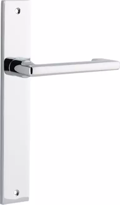 Baltimore Return Lever - Rectangular Handle Set - CP