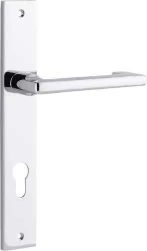 Baltimore Return Lever - Rectangular Euro Pair - CP