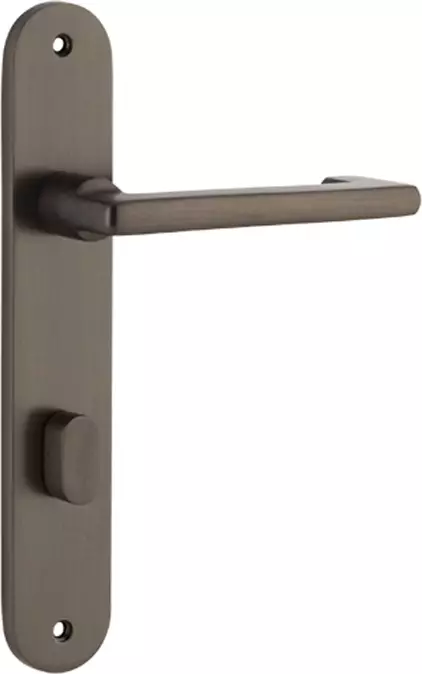 Baltimore Return Lever - Oval Privacy Handles - SB