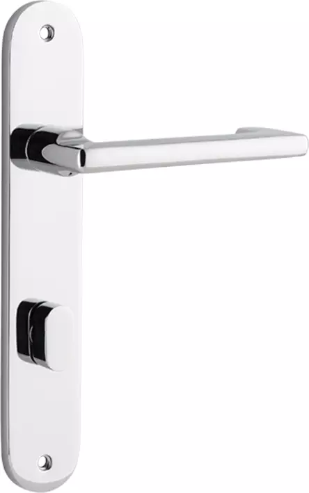 Baltimore Return Lever - Oval Privacy Handles - CP