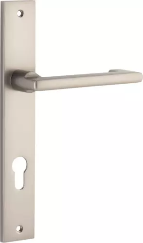 Baltimore Return Lever - Rectangular Euro Pair - SN