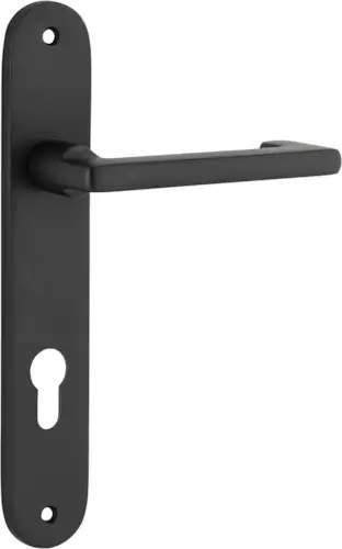 Baltimore Return Lever - Oval Euro Pair - MB