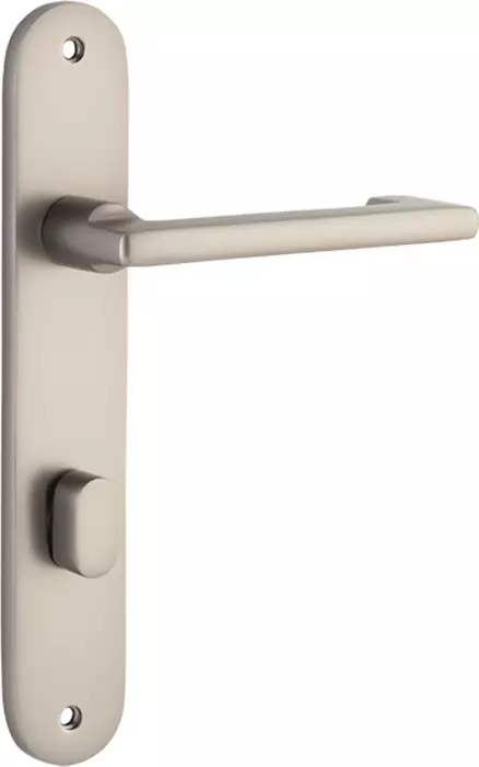 Baltimore Return Lever - Oval Privacy Handles - SN