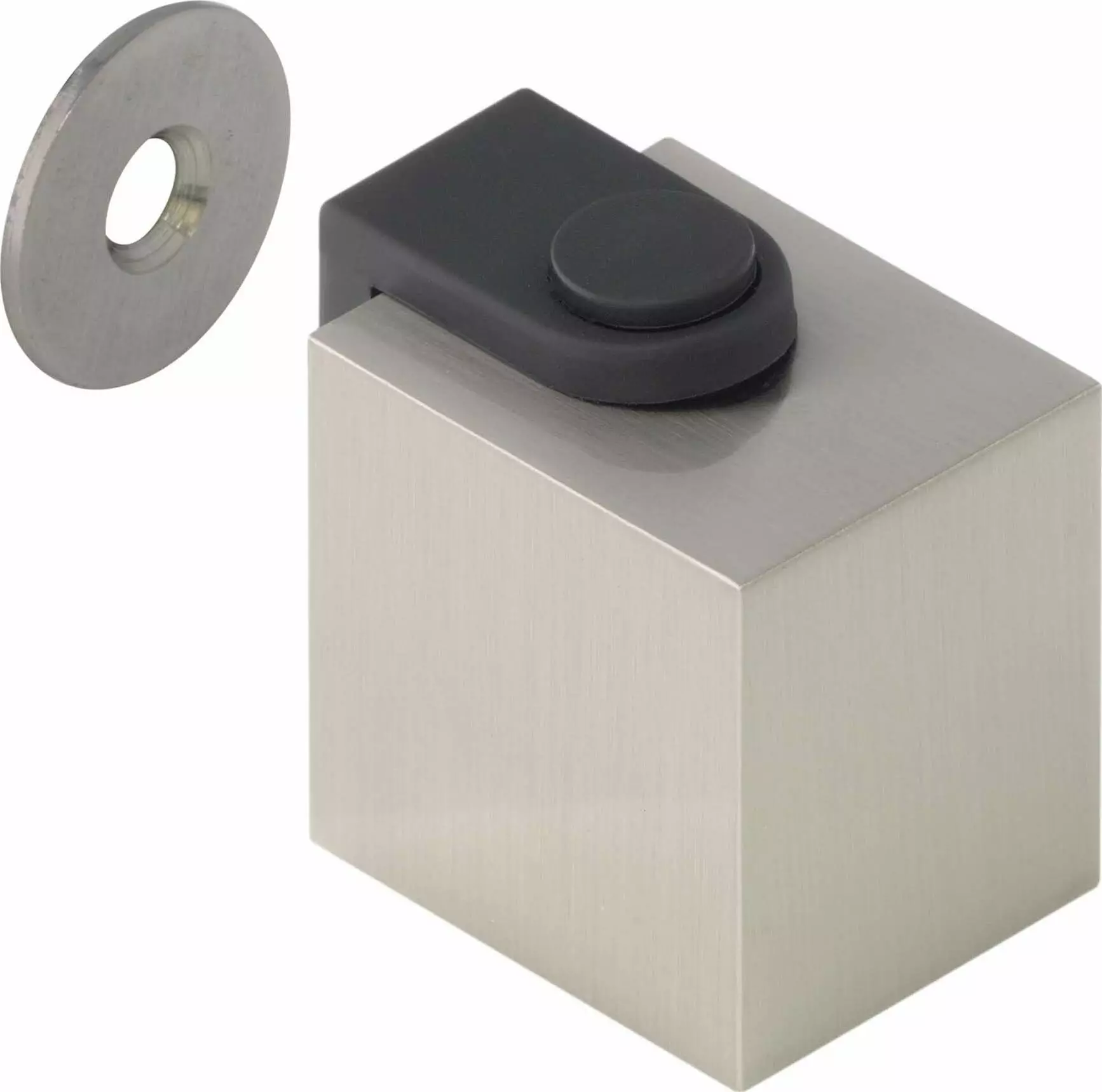 5042 Magnetic Rectangular Doorstop - BN