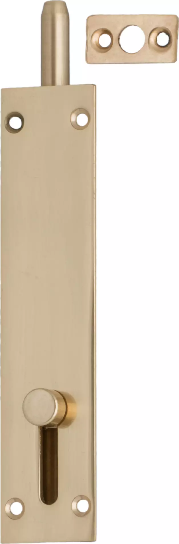 Flush Straight Door Bolt 150mm - PB