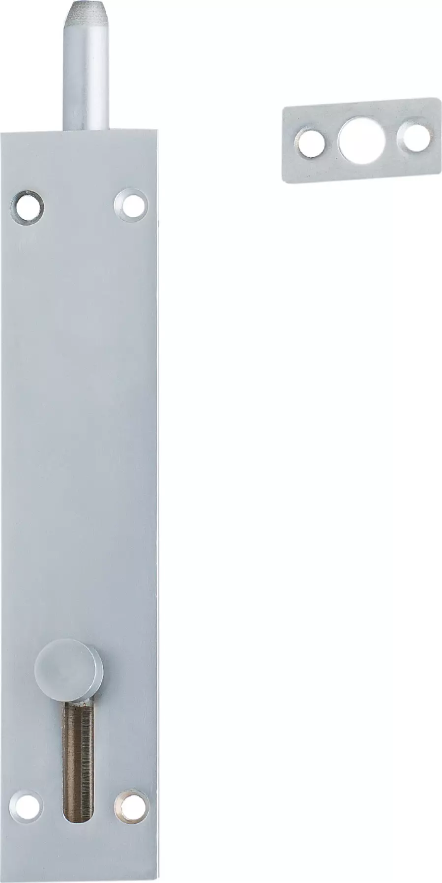 Flush Straight Door Bolt 100mm - SC