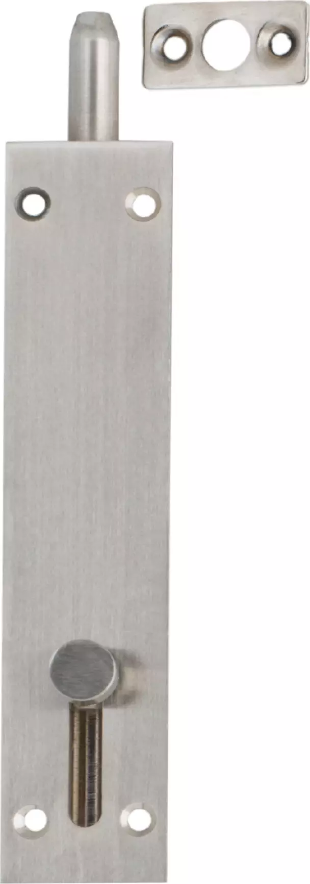 Flush Straight Door Bolt 100mm - SN