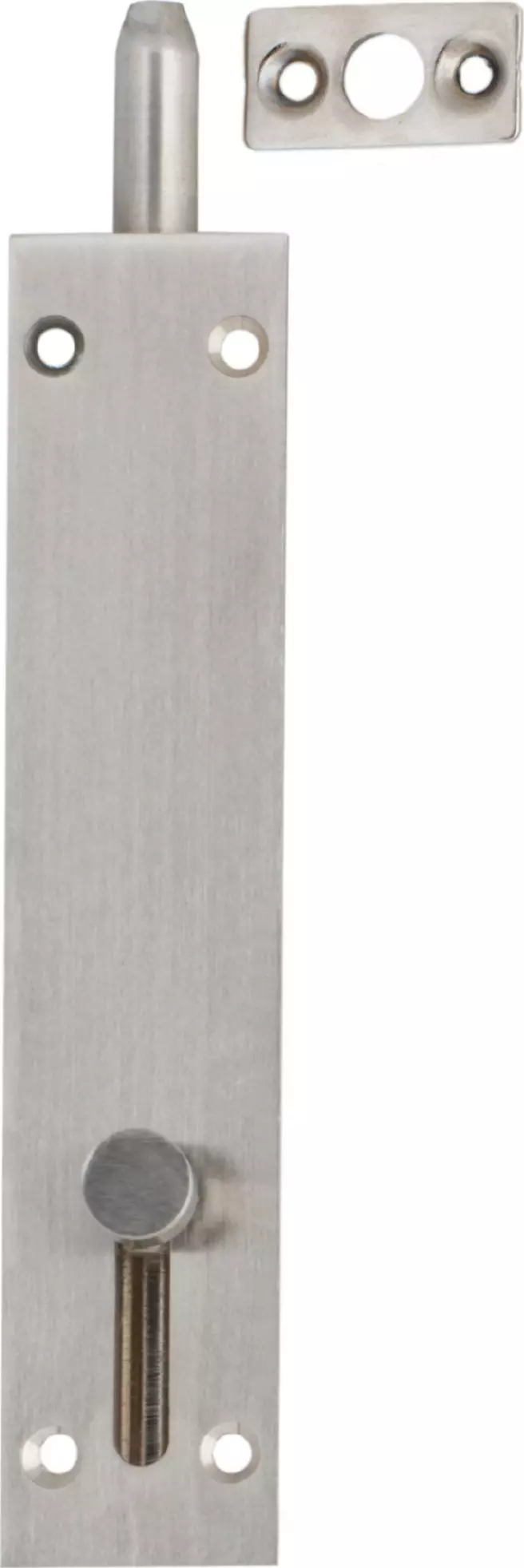 Flush Straight Door Bolt 150mm - SN