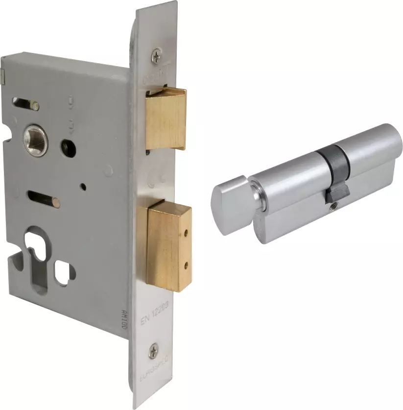 57mm B/Set Euro Mortice + Euro Cyl K/T 