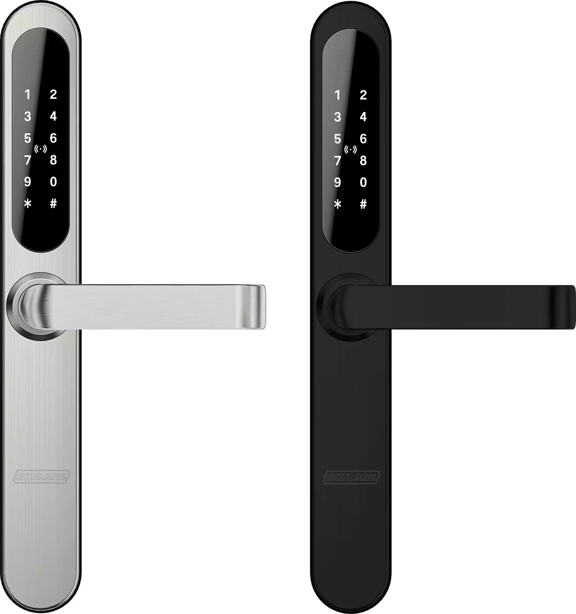 Artus Narrow Stile Smart Door Locks - MB / SN