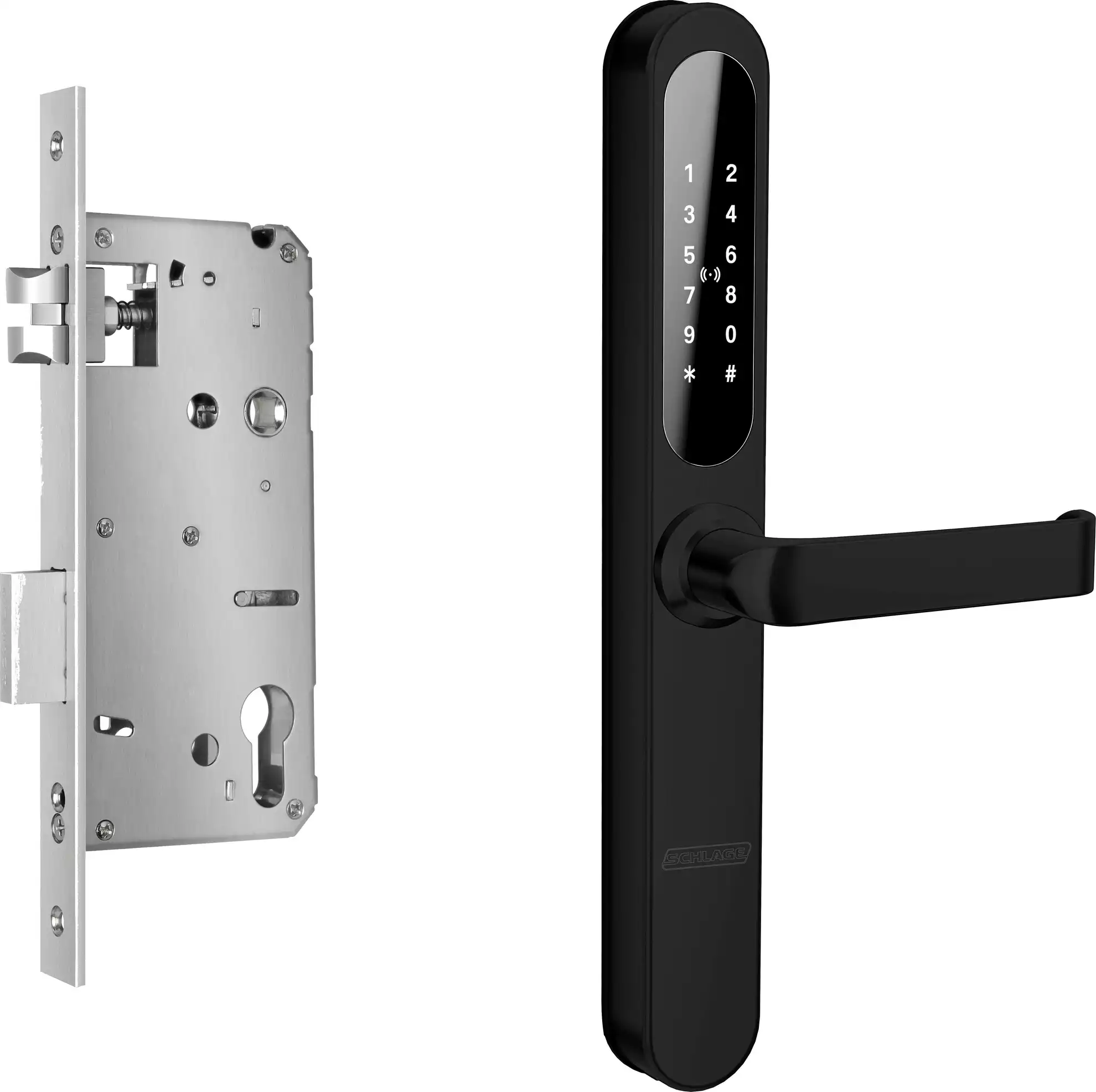 Artus Smart Lock w/ 60mm Mortice Lock - BLK