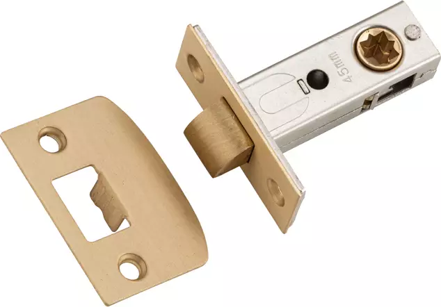 Heavy Duty Tubular Latch - 45mm Backset - SB