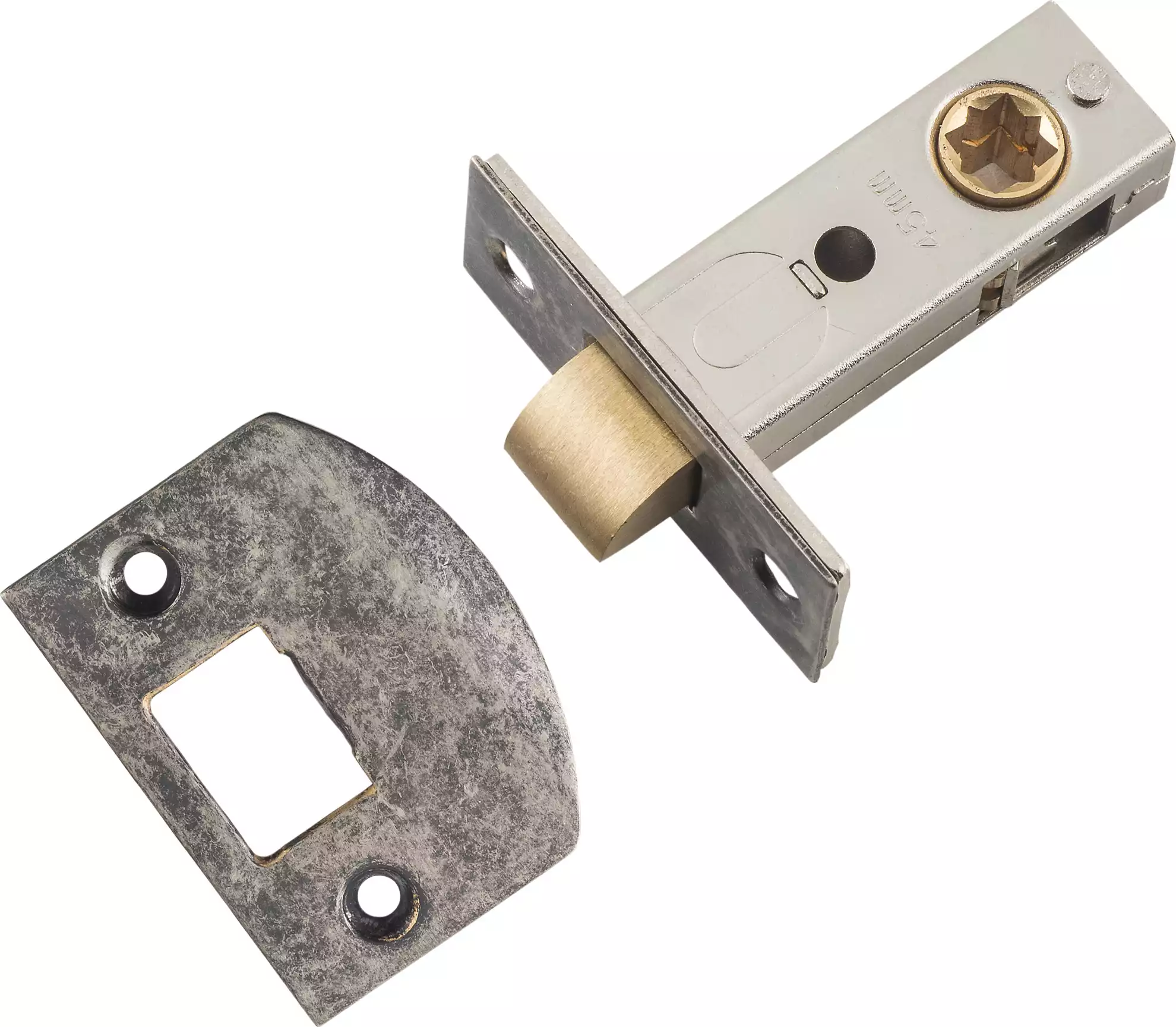 Heavy Duty Tubular Latch - 45mm Backset - RN