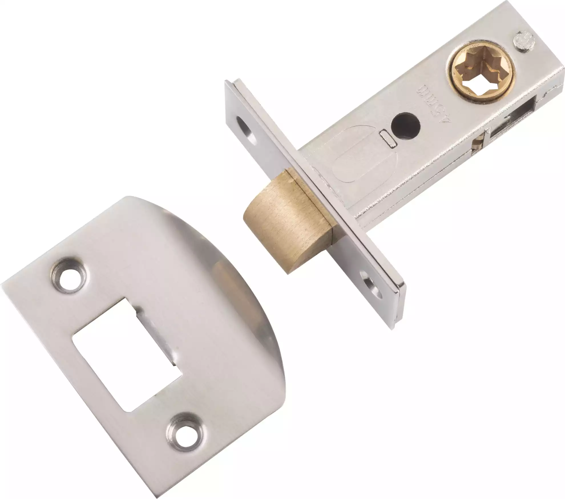 Heavy Duty Tubular Latch - 45mm Backset - SN