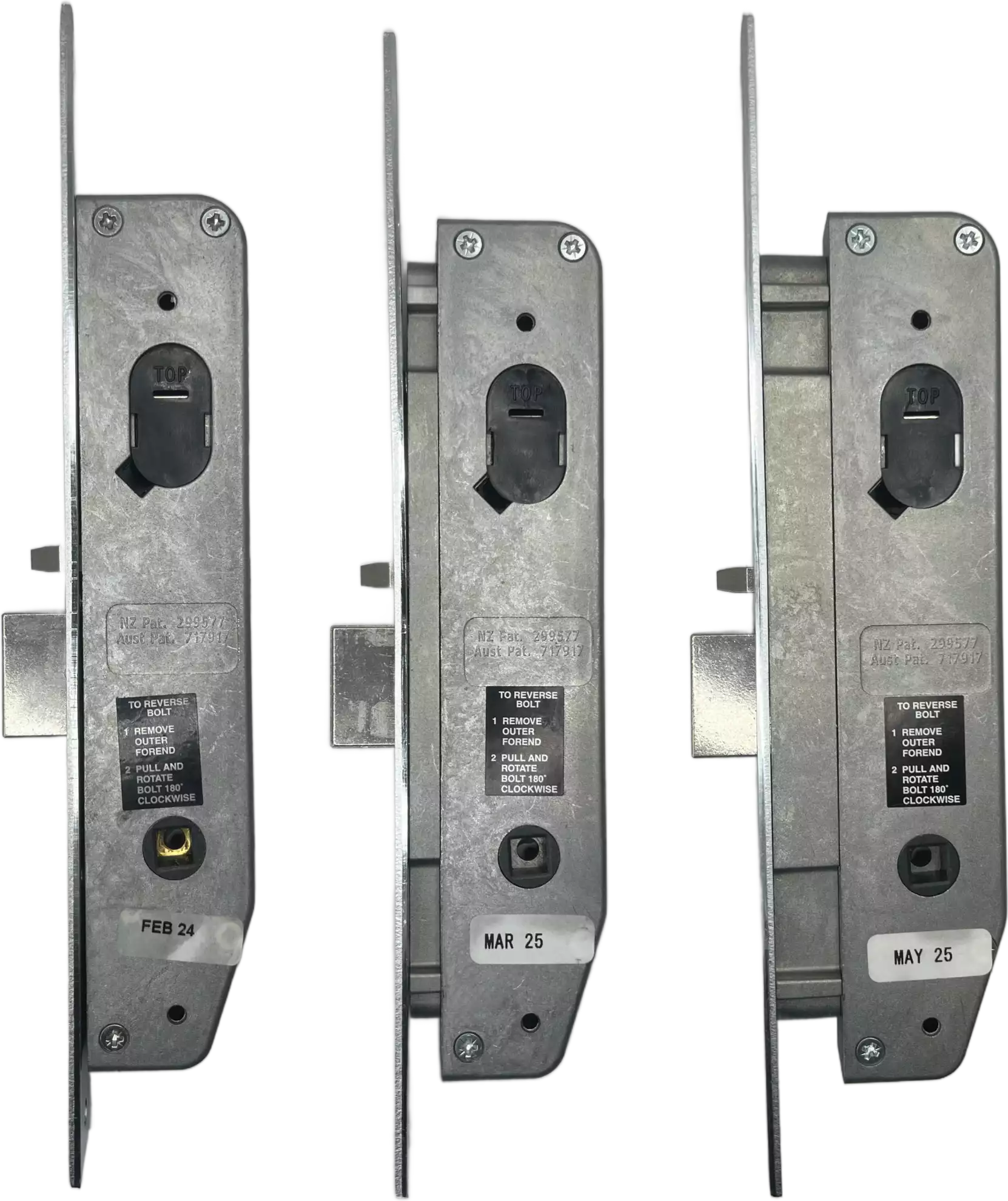 995MF Narrow Stile - Vestibule Locks - Timber Faceplate
