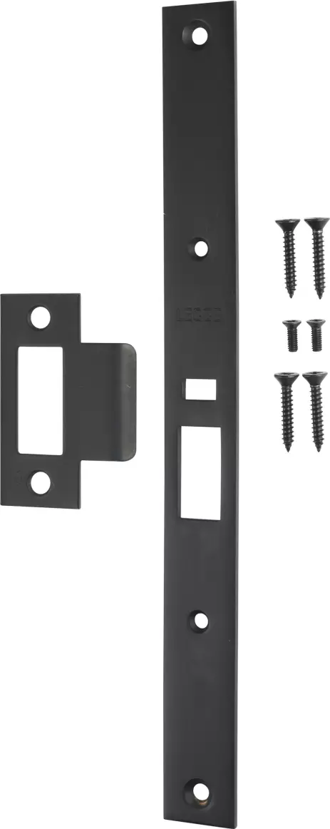 995 Timber - Outer Long Forend Plate, Strike & Screws - SBC