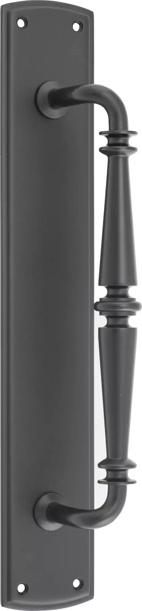 Sarlat on Backplate - Solid Brass - Single Pull Handle - 382 x 65mm - MB