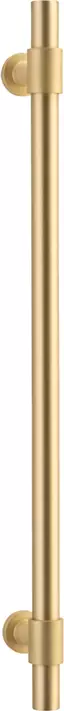 Helsinki - Solid Brass - Single Pull Handle - CTC 450mm -  GLD