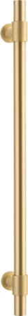 Helsinki - Solid Brass - Single Pull Handle - CTC 450mm -  GLD