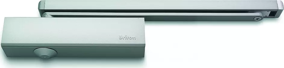 2320 Cam Closer 2-4 - Pull Side - Slide Cover - Silver