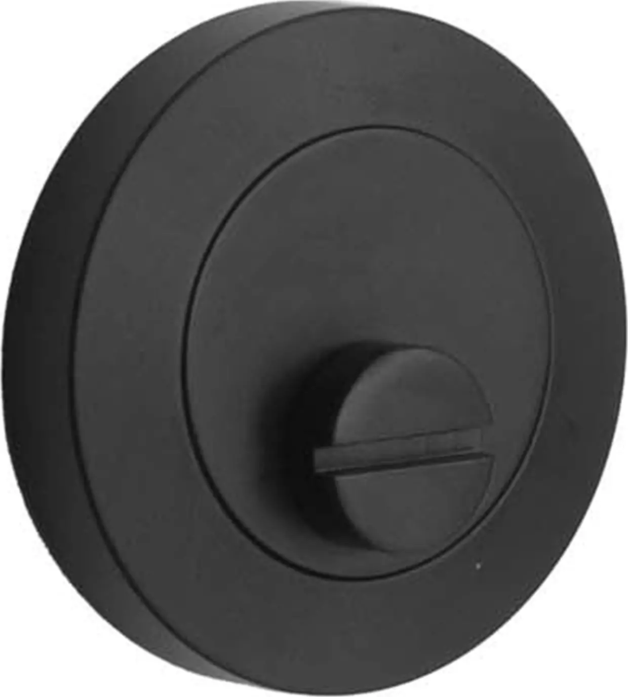 53mm Round Rose Emergency Release  - BLK