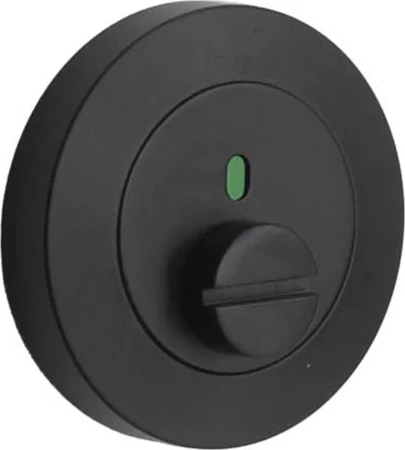 53mm Round Rose Indicating Emergency Release  - BLK