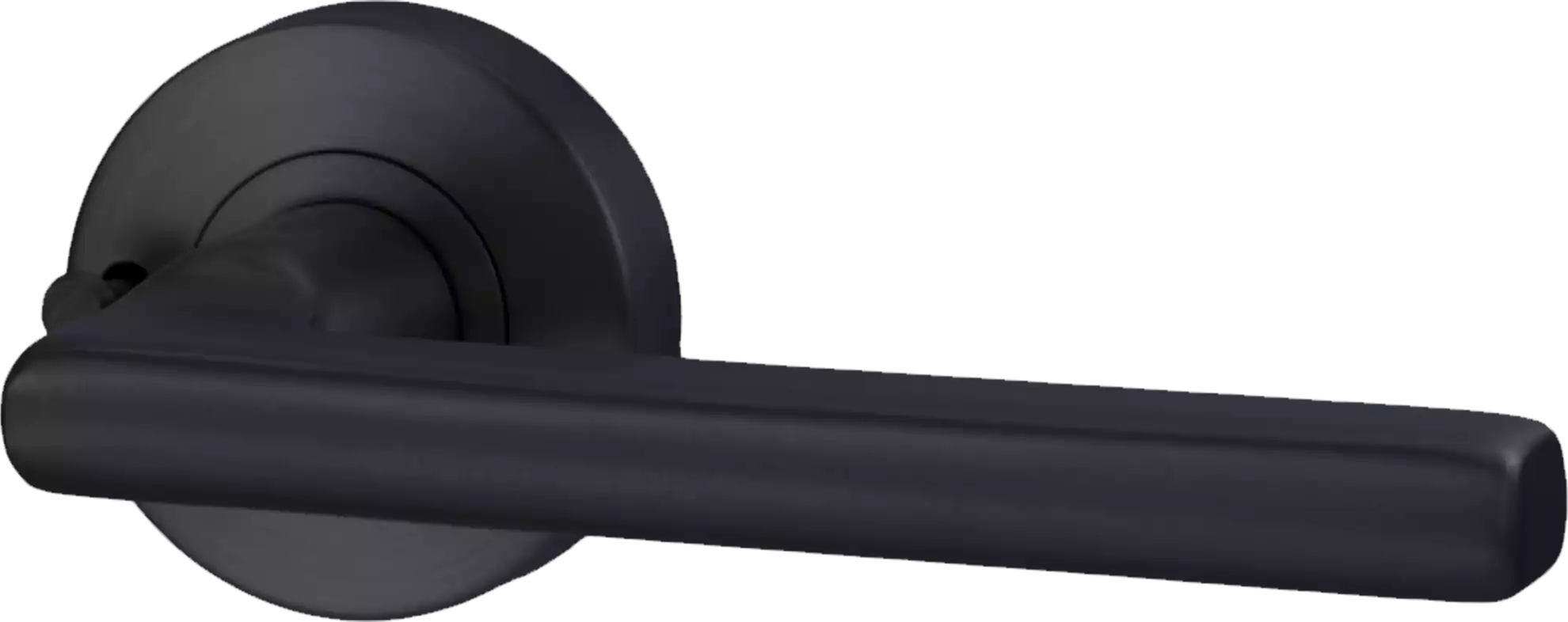 Vivid V4 Lever Integrated Privacy Set - BLK