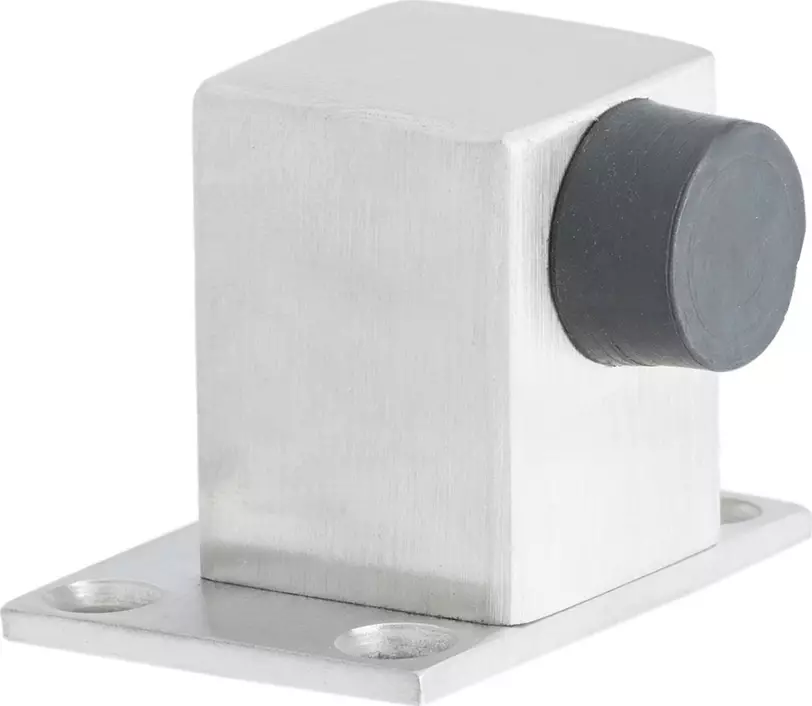 602 - Sq Floor Mount Door Stop - SS