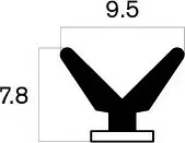 9106 COEX Santoprene Backing Seal 