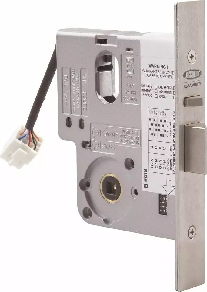 Electric Mortice Lock 12-24VDC 60mm (NON monitored No cyl) - SC