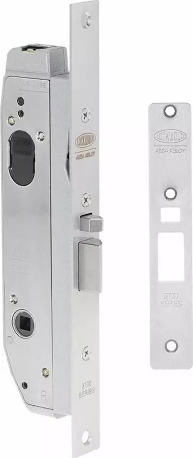12-24VDC - 38mm Backset - Electric Mortice Lock - SS
