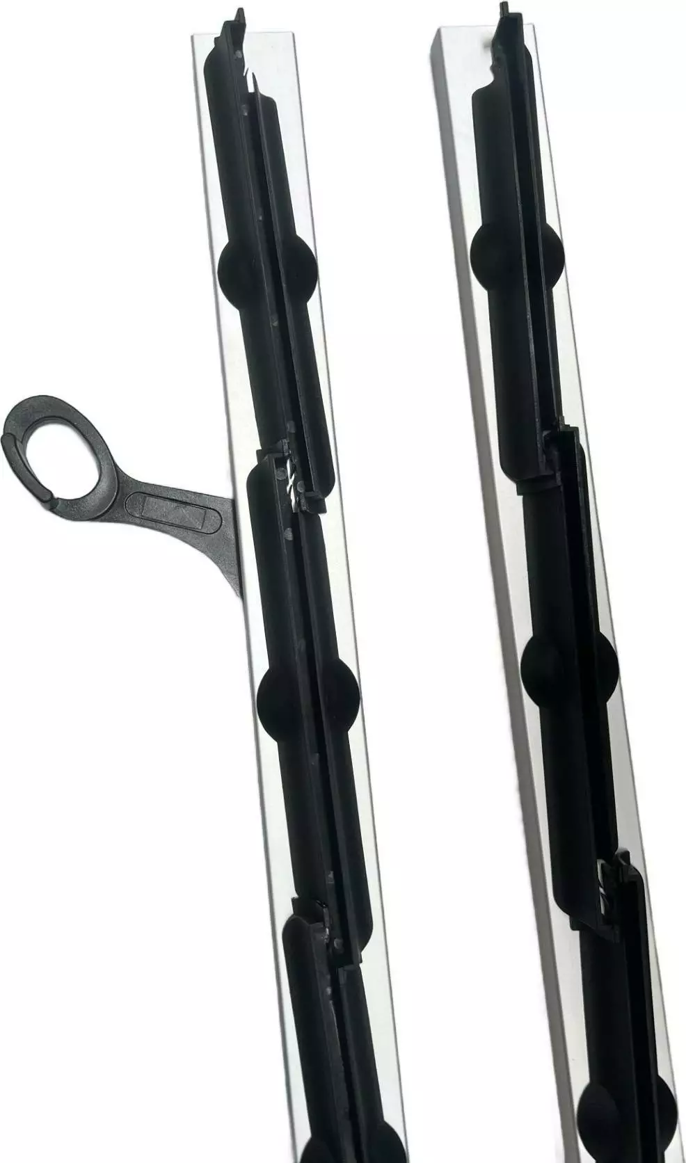 TAS Louvre Fitting 10 Blade - 1425mm (Suits 5mm Glass) - SIL